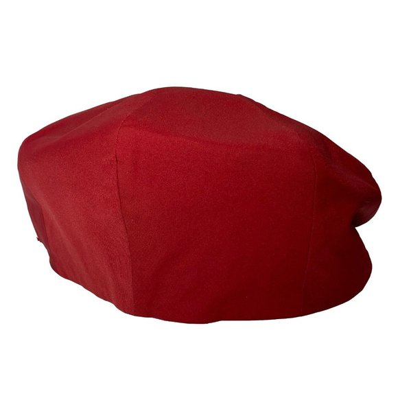 100% Authentic Loro Piana Red Beret Hat (Made in Italy) Size XL - Picture 3 of 8